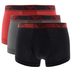 Emporio Armani 1115378A715 3 Pack Boxer Trunks
